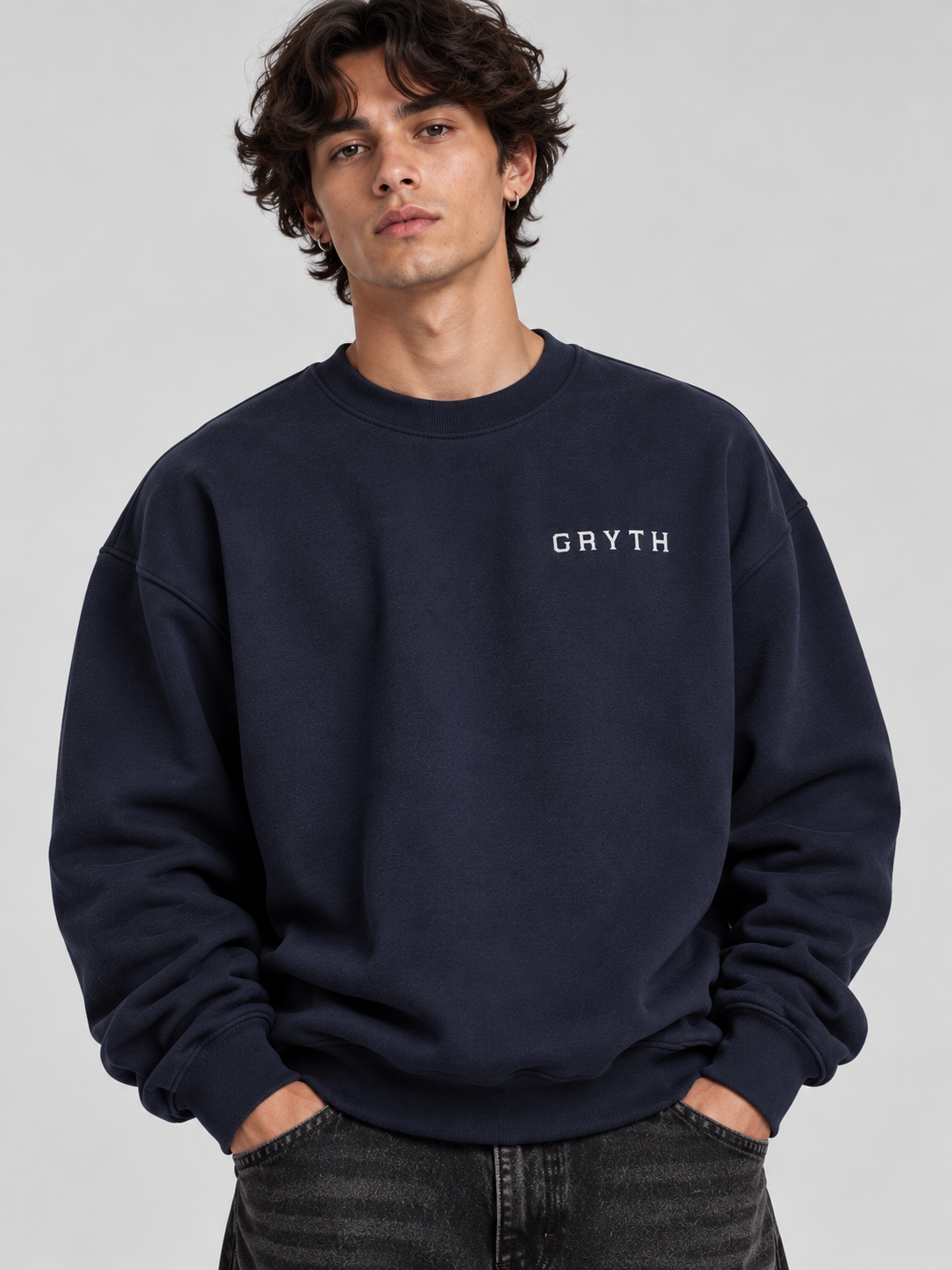 GRYTH Embroided Crewneck Sweatshirt