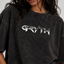 Obsidian - Snow Washed Oversized T-Shirt
