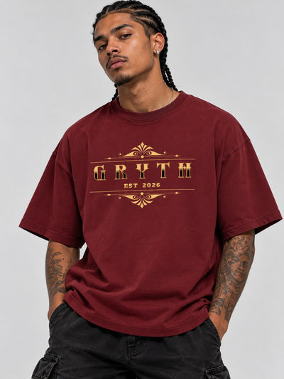 GRYTH Gold Essential Cotton T-Shirt