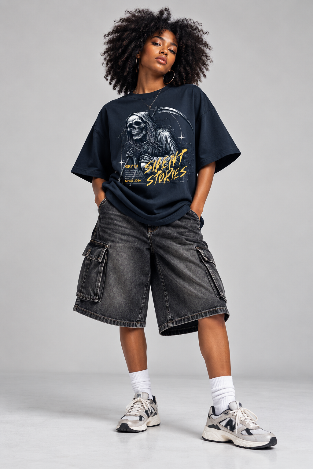 Silent Stories - Unisex Oversized T-Shirt