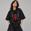 Gothic Heart - Drop Shoulder Cotton T-Shirt