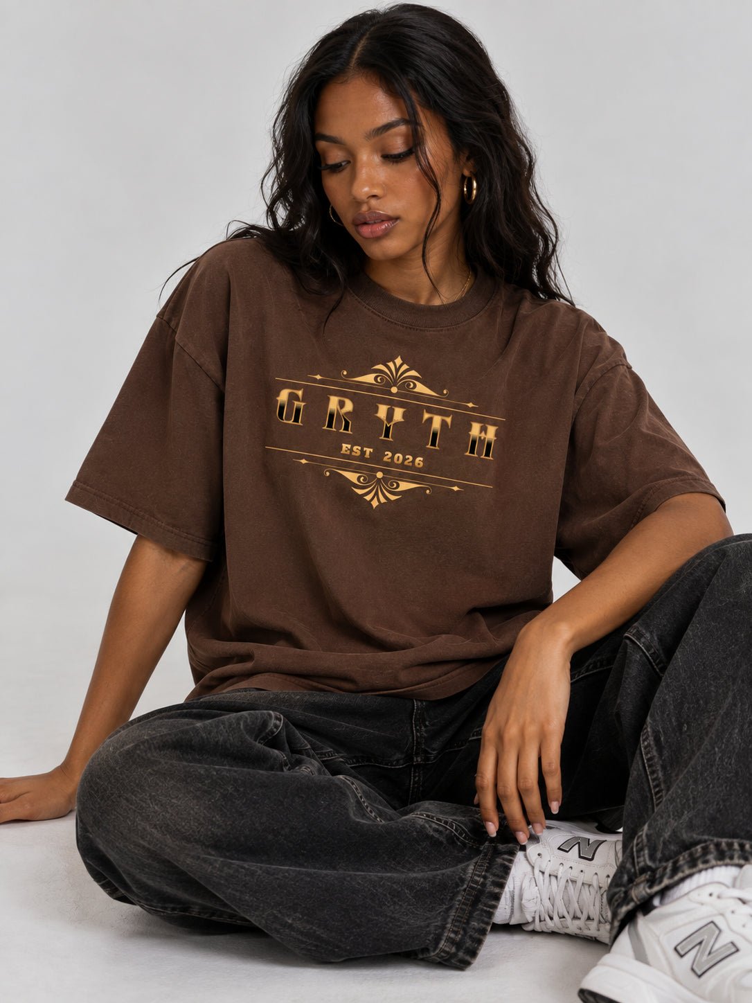 GRYTH Gold Essential Cotton T-Shirt