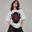 Gothic Heart - Drop Shoulder Cotton T-Shirt