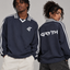 GRYTH Striped Collar Sweatshirt