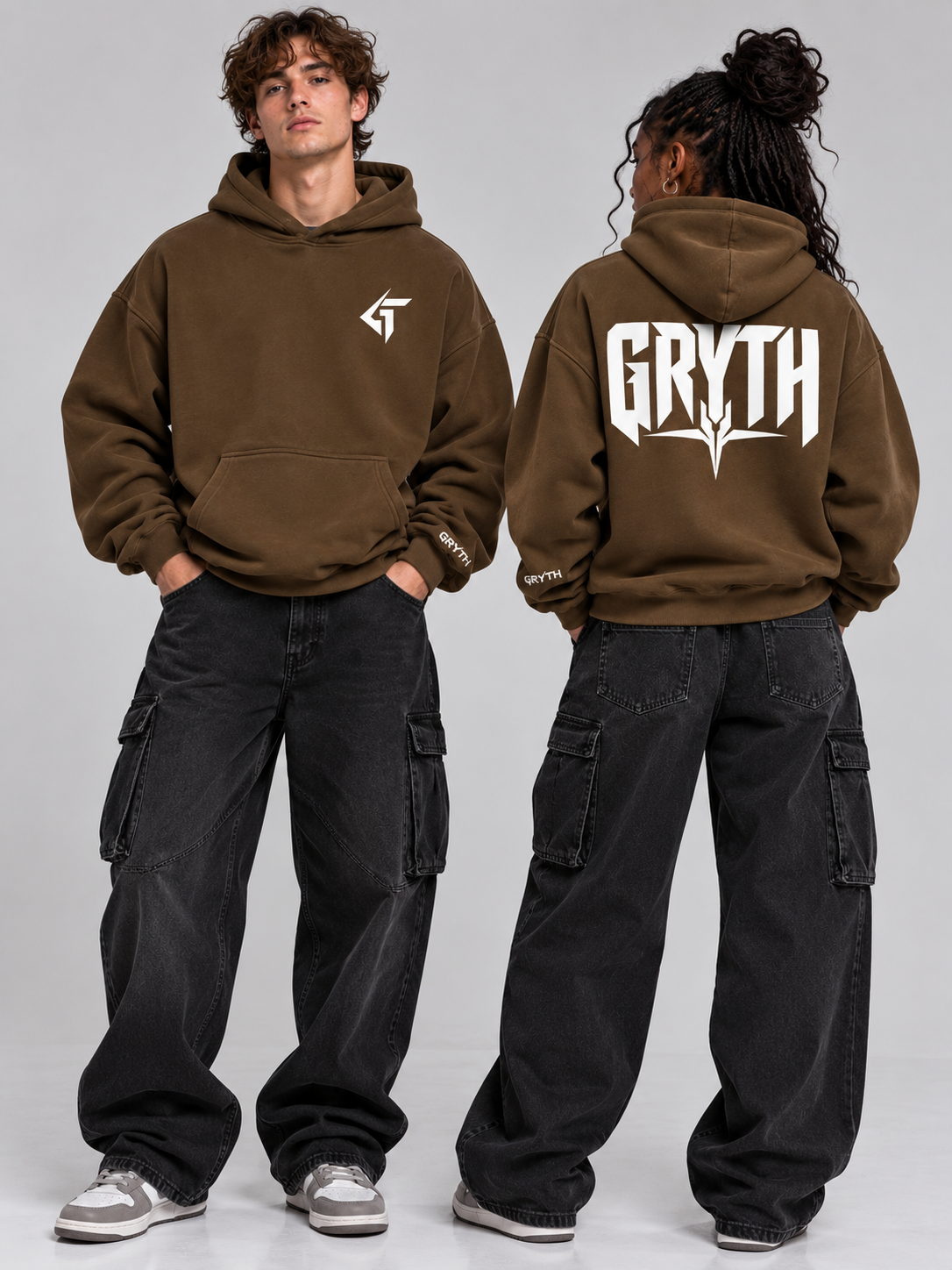 GRYTH Oversize Fleeced Hoodie