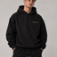 Gold Embroidered - Fleeced Boxy Hoodie