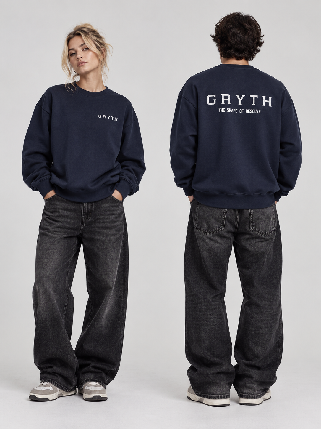 GRYTH Embroided Crewneck Sweatshirt