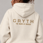 Gold Embroidered - Fleeced Boxy Hoodie