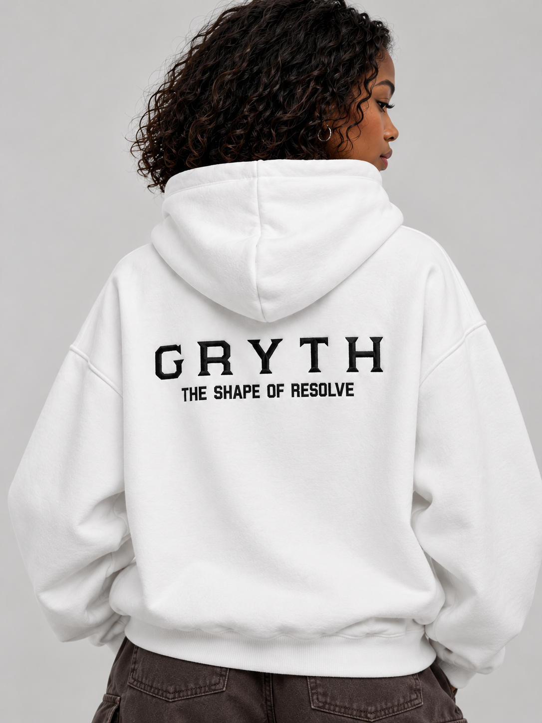 Gryth Embroidered - Side Pocket Fleece Hoodie