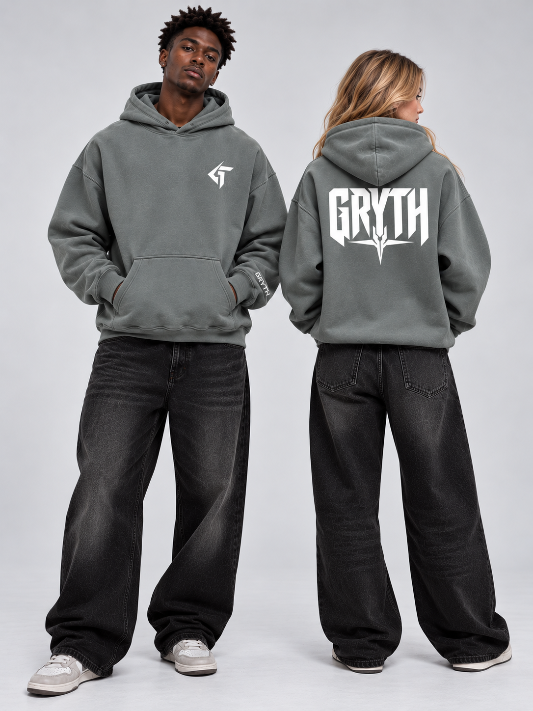 GRYTH Oversize Fleeced Hoodie
