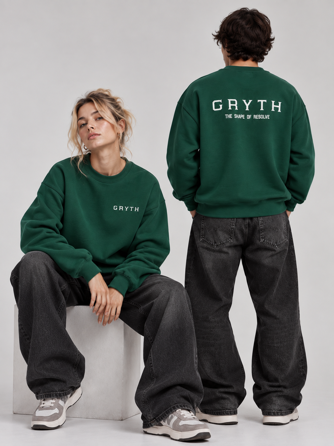 GRYTH Embroided Crewneck Sweatshirt
