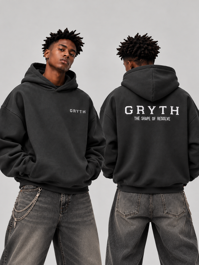 Gryth Embroidered - Side Pocket Fleece Hoodie