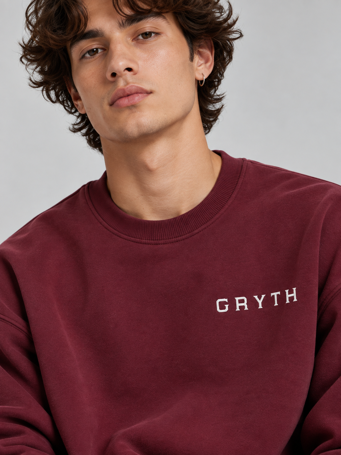 GRYTH Embroided Crewneck Sweatshirt