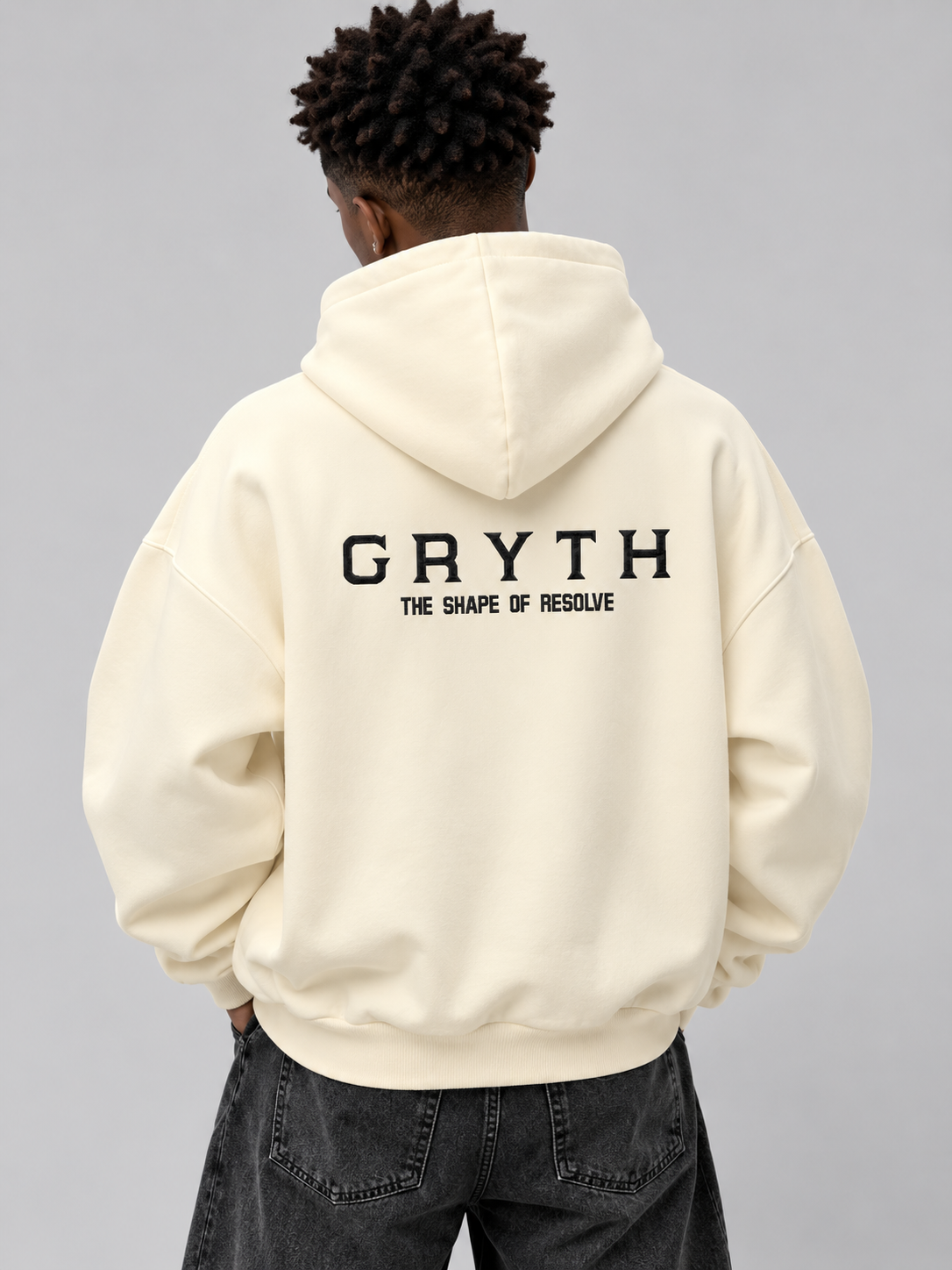 Gryth Embroidered - Side Pocket Fleece Hoodie