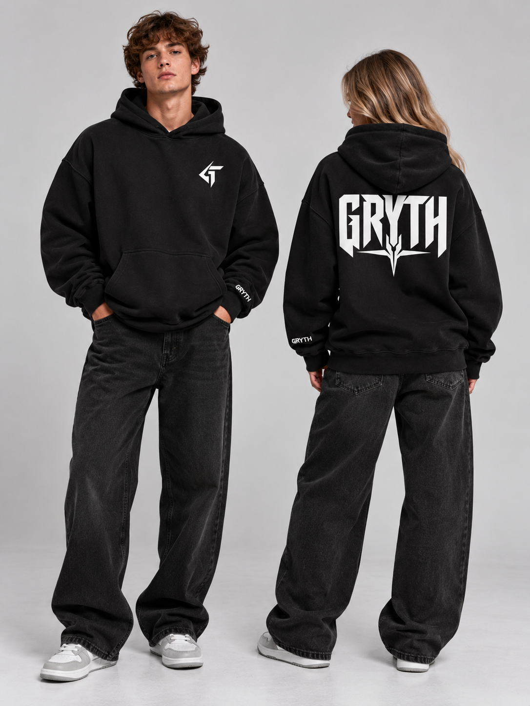 GRYTH Oversize Fleeced Hoodie
