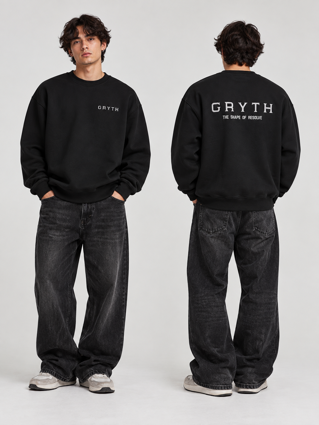 GRYTH Embroided Crewneck Sweatshirt