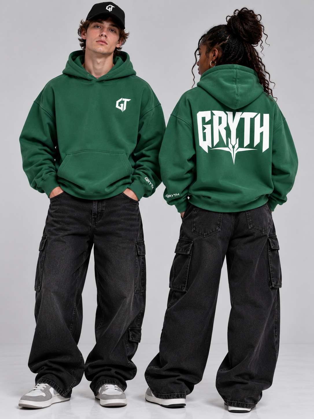 GRYTH Oversize Fleeced Hoodie