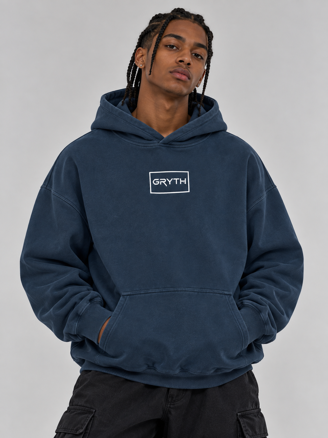 Gryth Vibe Oversize Fleeced Hoodie