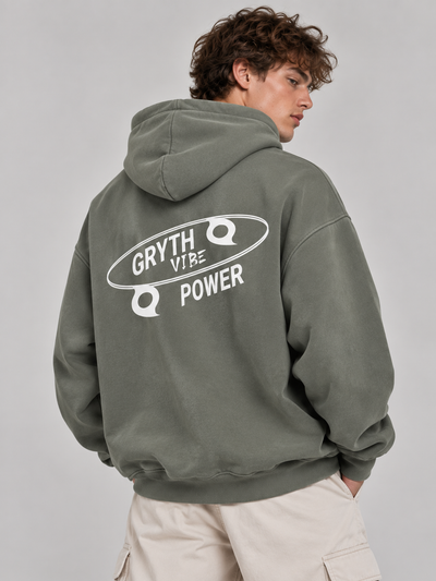 Gryth Vibe Oversize Fleeced Hoodie