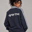 GRYTH Striped Collar Sweatshirt