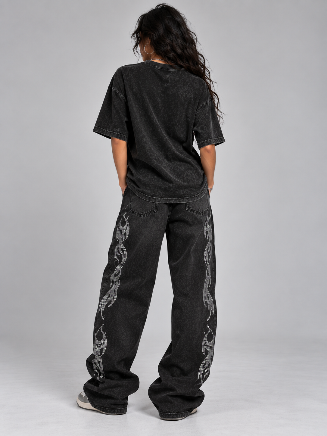 Silent Power - Snow Washed Oversized T-Shirt