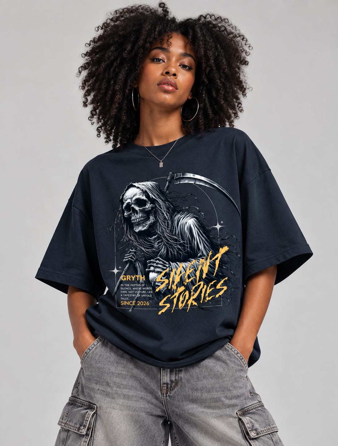 Silent Stories - Unisex Oversized T-Shirt