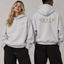 Gold Embroidered - Fleeced Boxy Hoodie