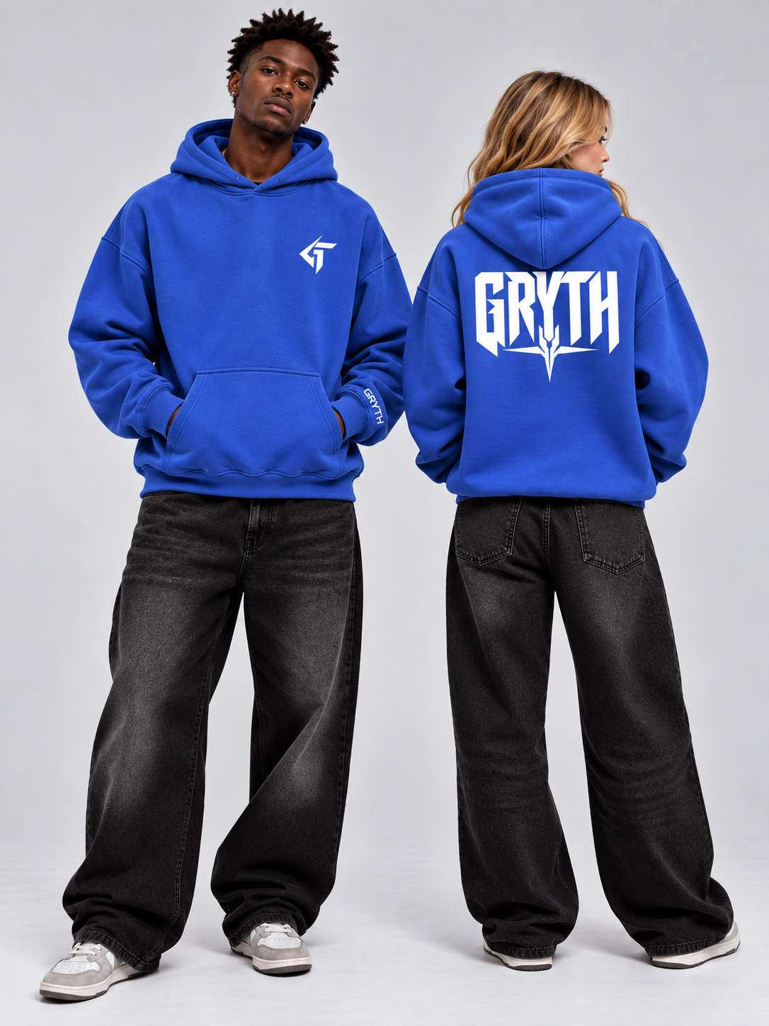 GRYTH Oversize Fleeced Hoodie