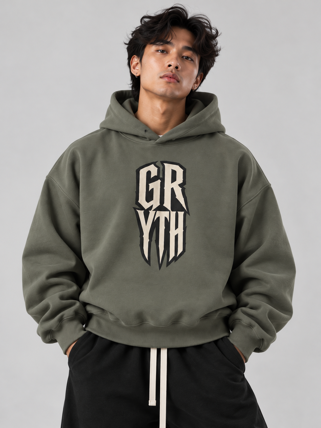 Gryth's Fleeced Boxy Hoodie